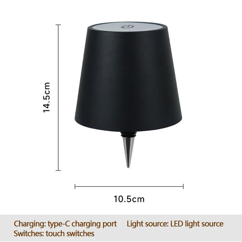 Beautiful LED Rechargeable Lamp for Cool Ambience. Wine Bottle Lamp