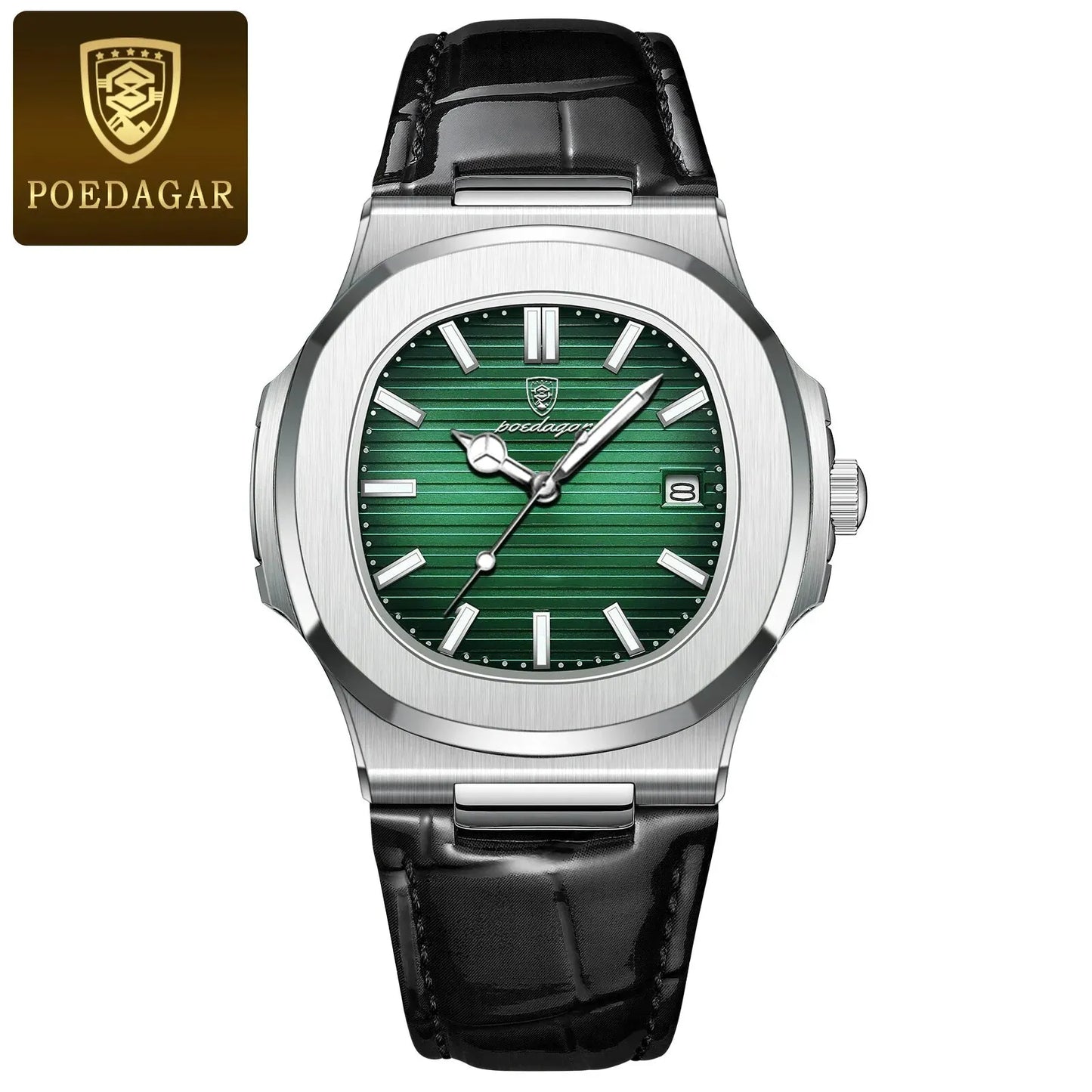 Poedagar Executive Watch - Leather Quartz Watche