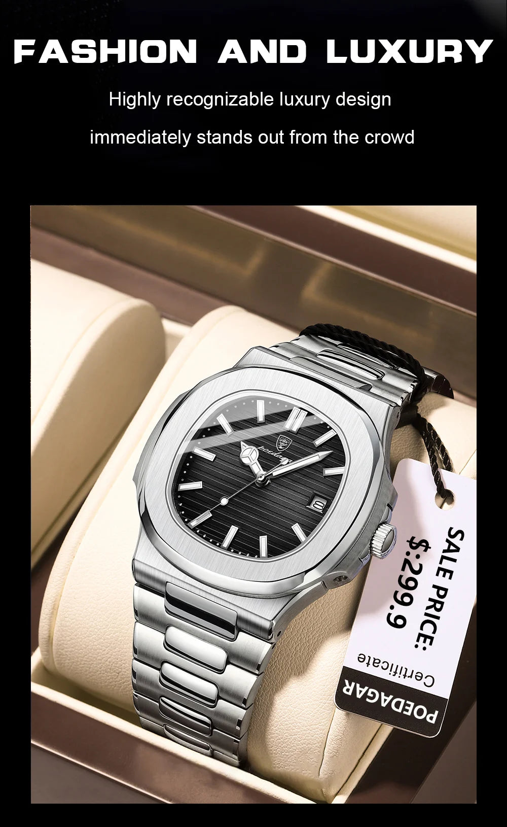 Poedagar Executive Watch. Special Design