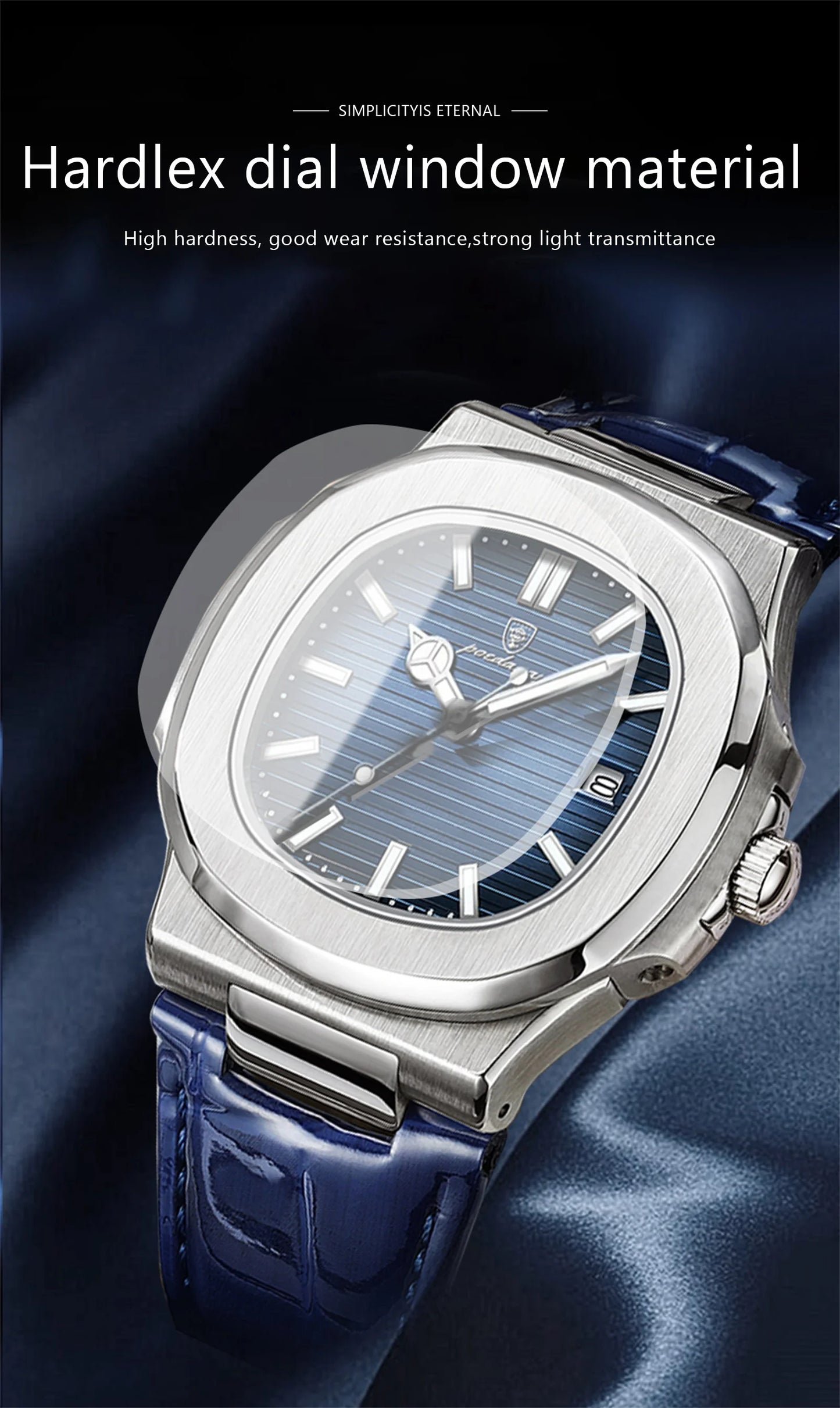 Poedagar Executive Watch - Leather Quartz Watche
