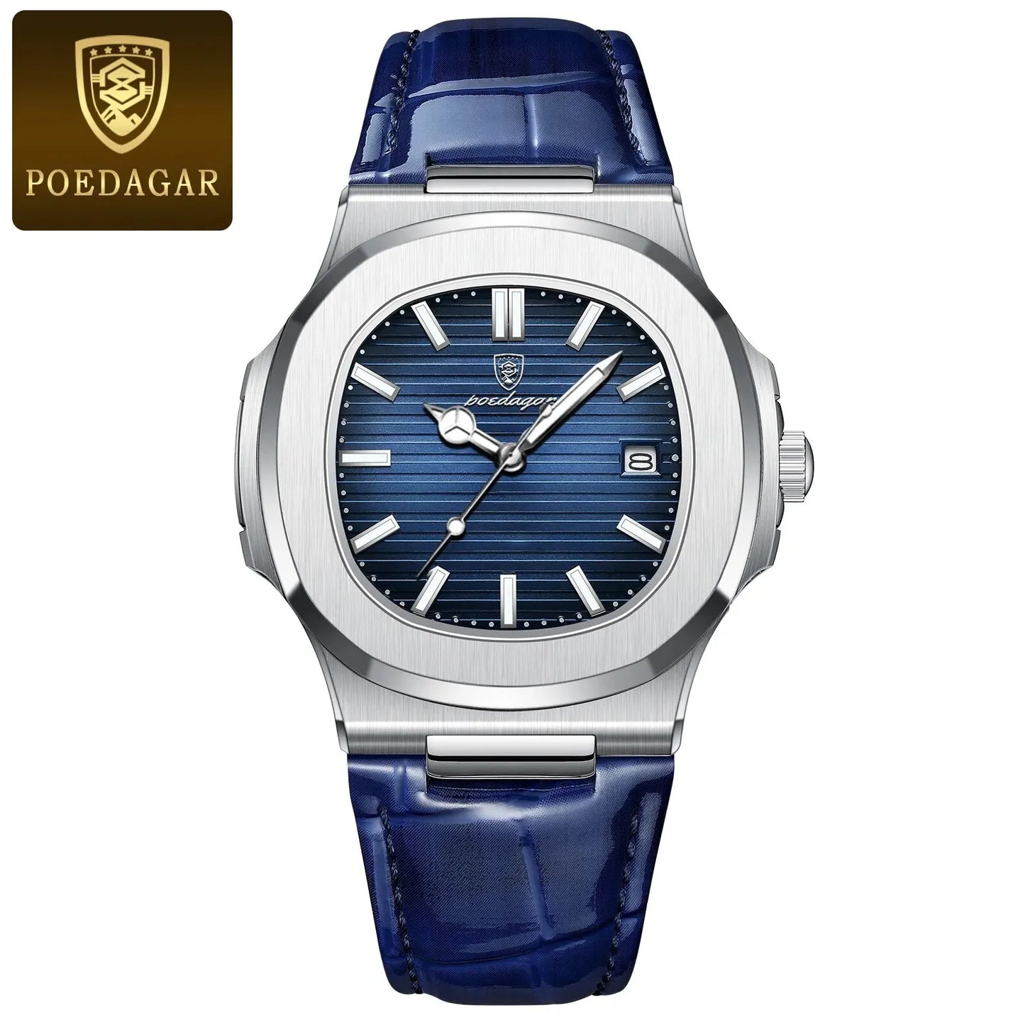 Poedagar Executive Watch - Leather Quartz Watche