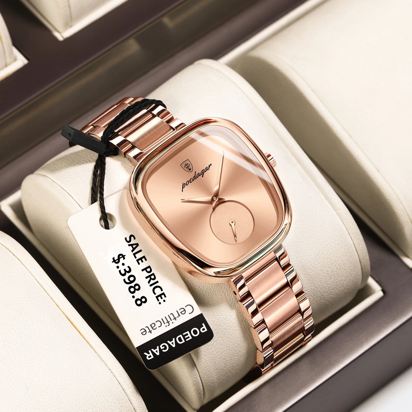 POEDAGAR Luxury Ladies Watch - Waterproof - Stainless Steel - Elegant and Classic