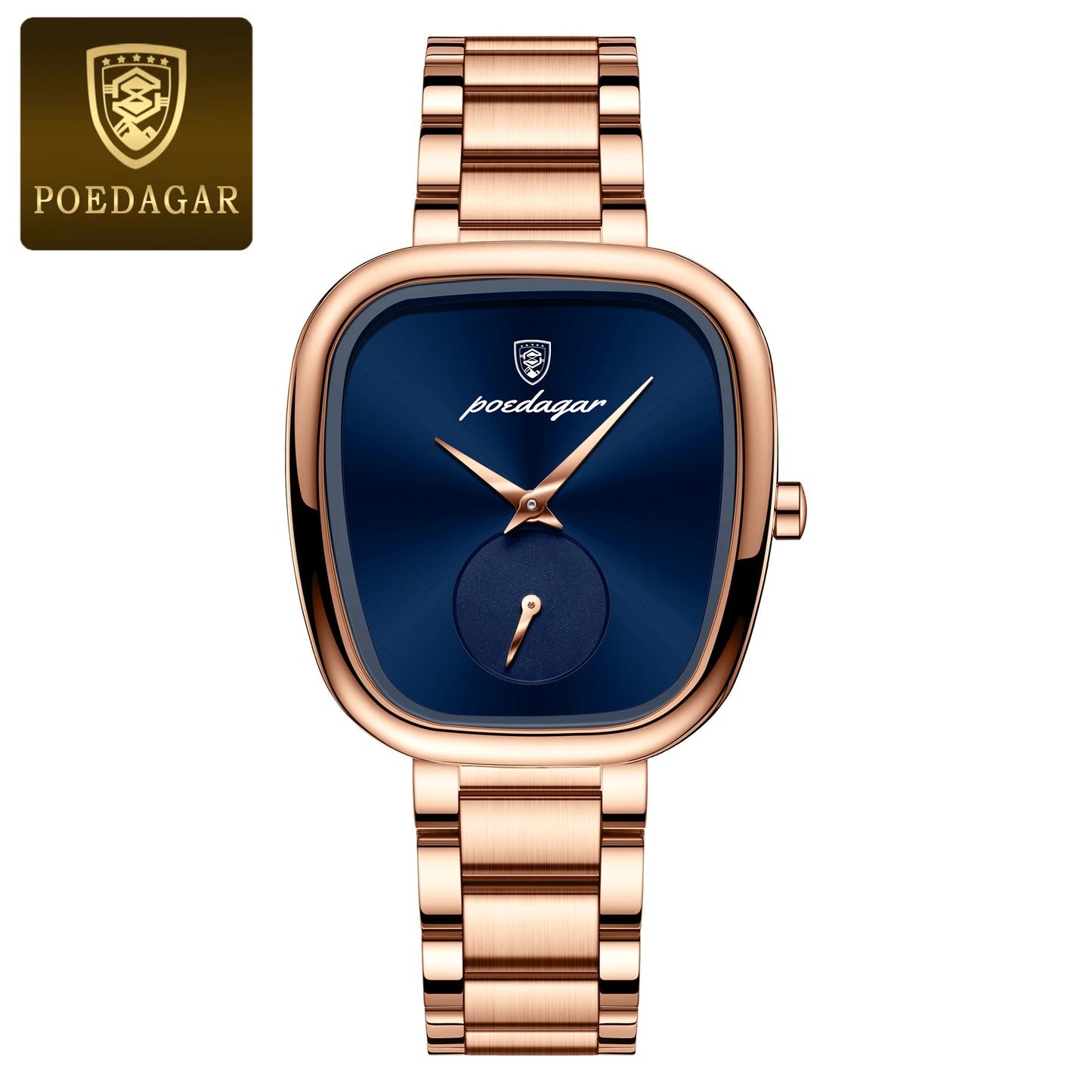POEDAGAR Luxury Ladies Watch - Waterproof - Stainless Steel - Elegant and Classic