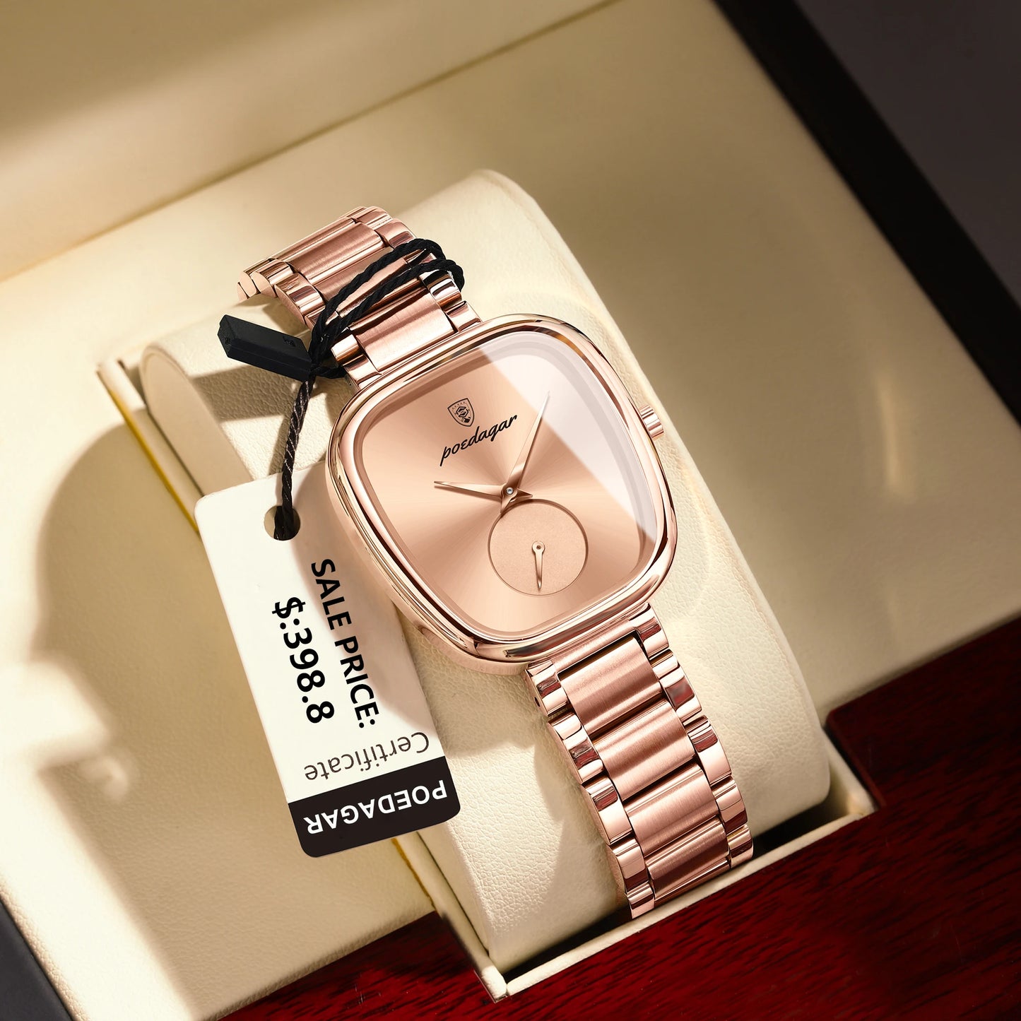 POEDAGAR Luxury Ladies Watch - Waterproof - Stainless Steel - Elegant and Classic