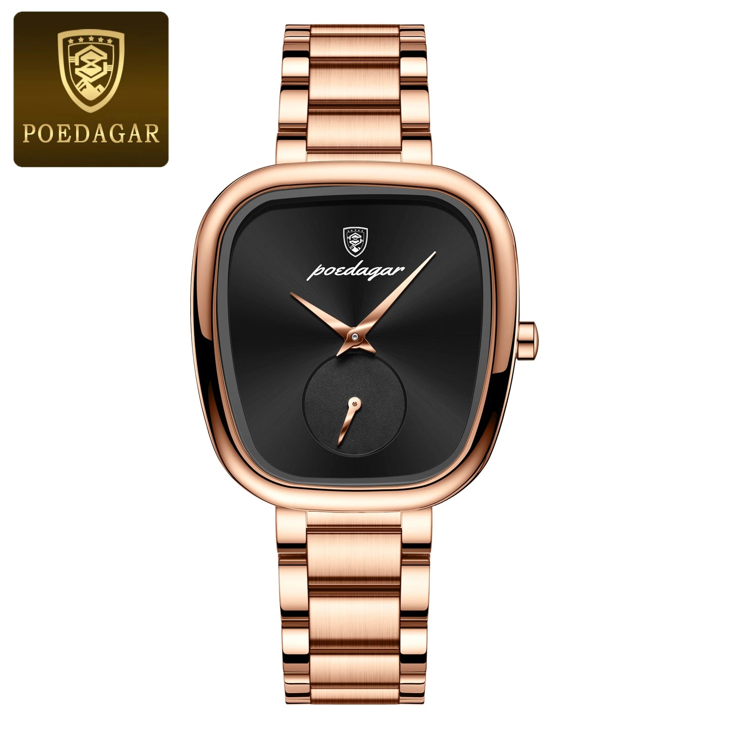 POEDAGAR Luxury Ladies Watch - Waterproof - Stainless Steel - Elegant and Classic