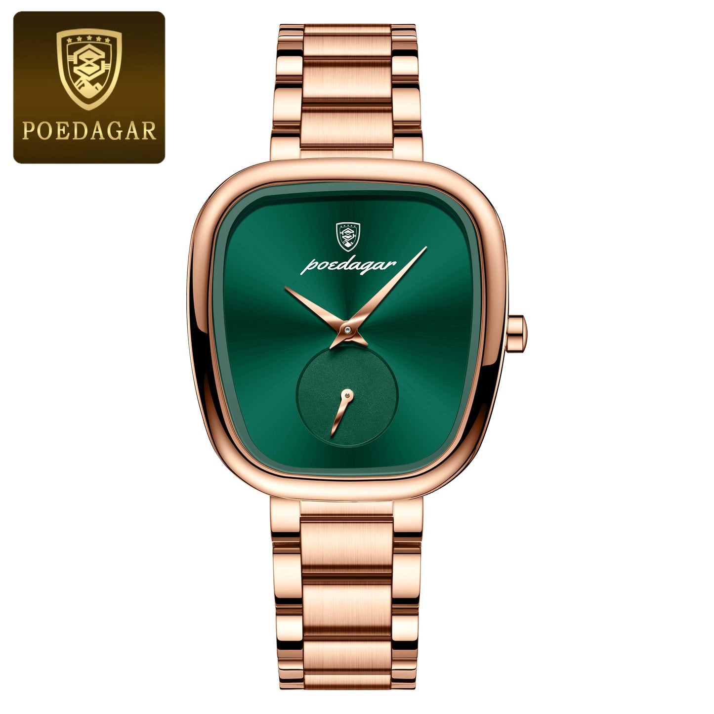 POEDAGAR Luxury Ladies Watch - Waterproof - Stainless Steel - Elegant and Classic