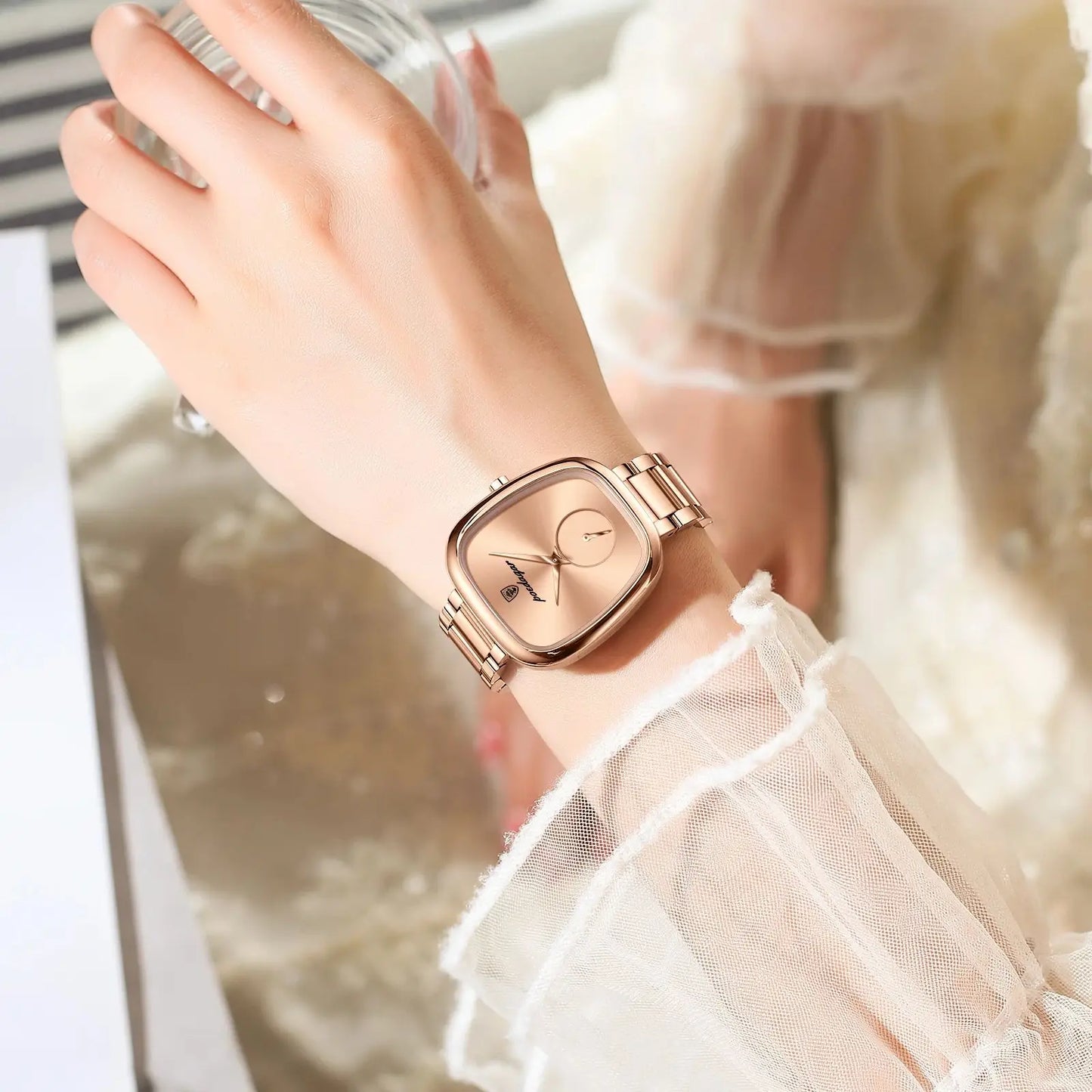 POEDAGAR Luxury Ladies Watch - Waterproof - Stainless Steel - Elegant and Classic