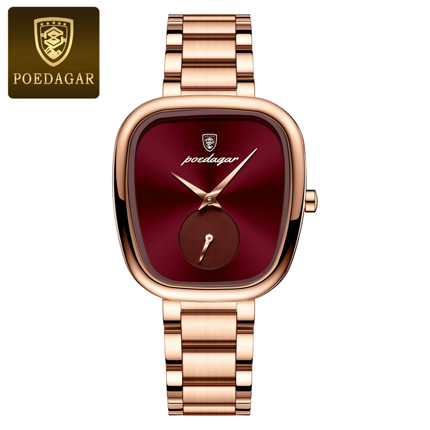 POEDAGAR Luxury Ladies Watch - Waterproof - Stainless Steel - Elegant and Classic