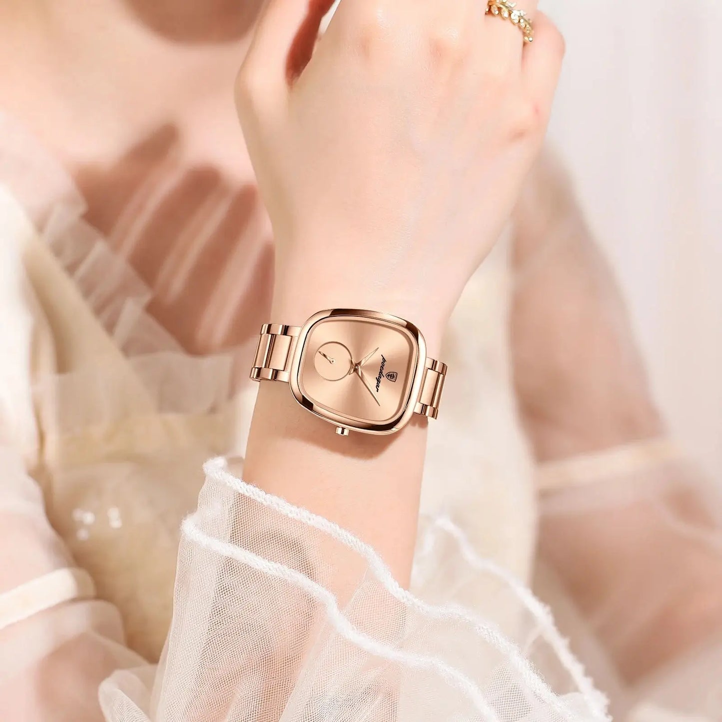 POEDAGAR Luxury Ladies Watch - Waterproof - Stainless Steel - Elegant and Classic